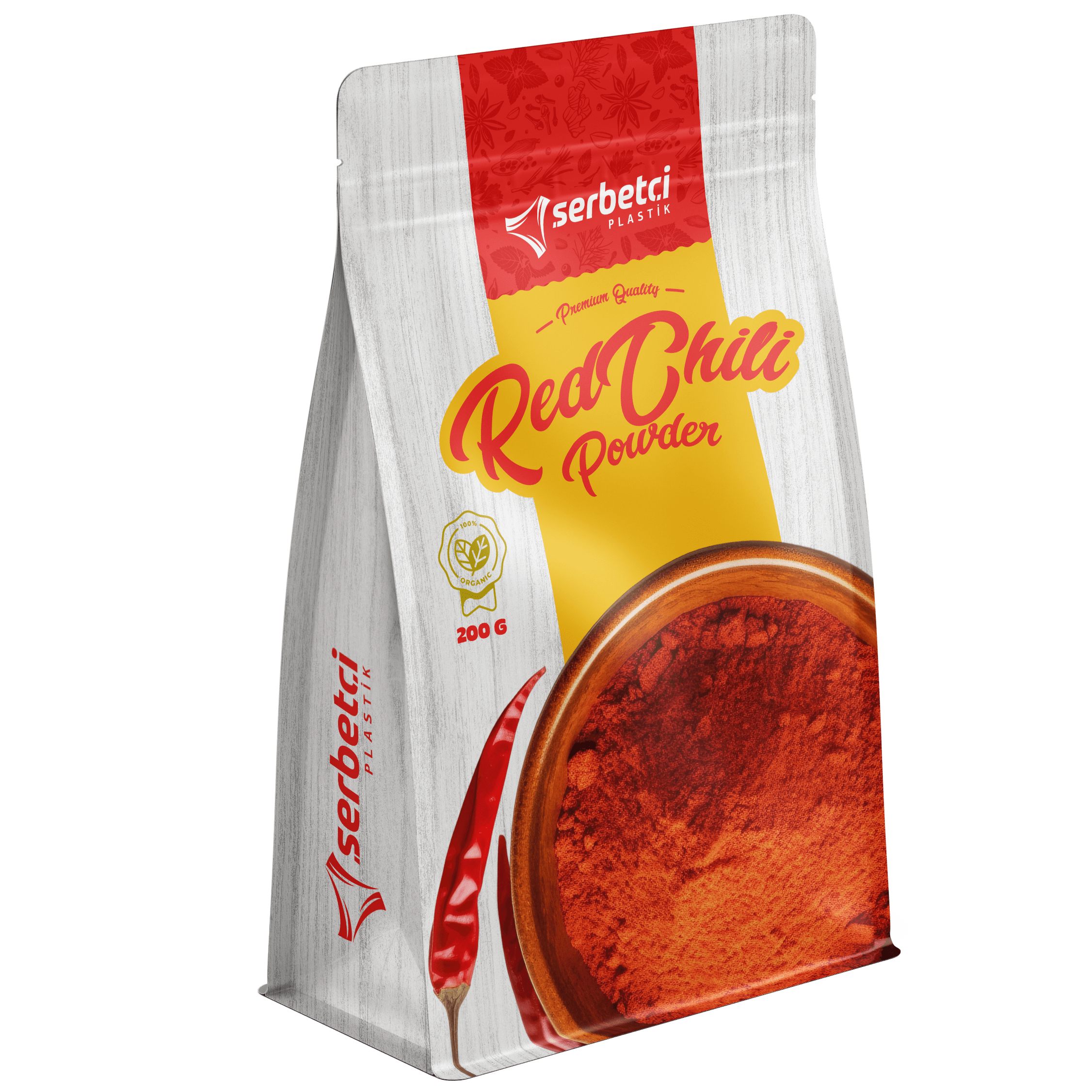 Flat Bottom Baharat Ambalajı