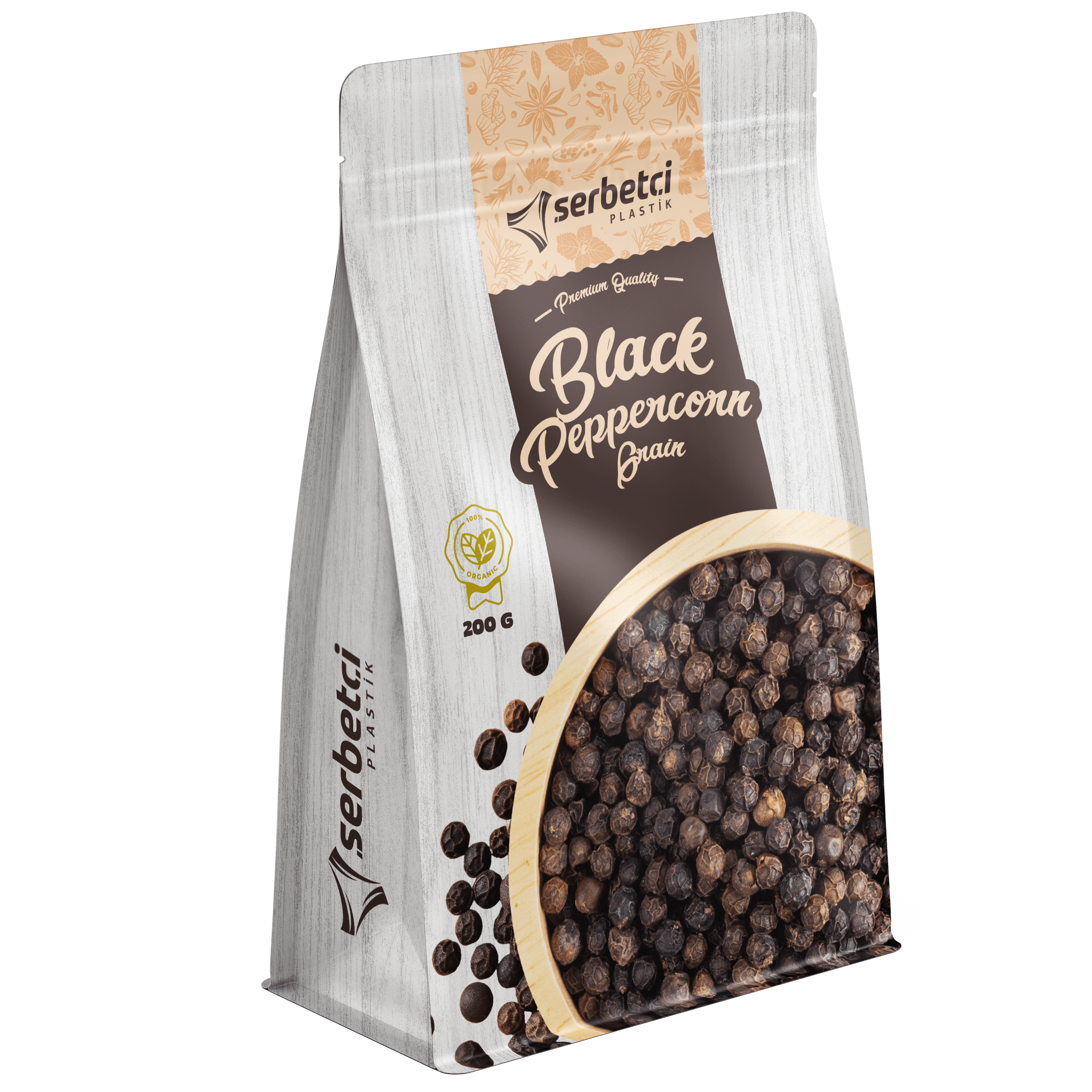 Flat Bottom Baharat Ambalajı