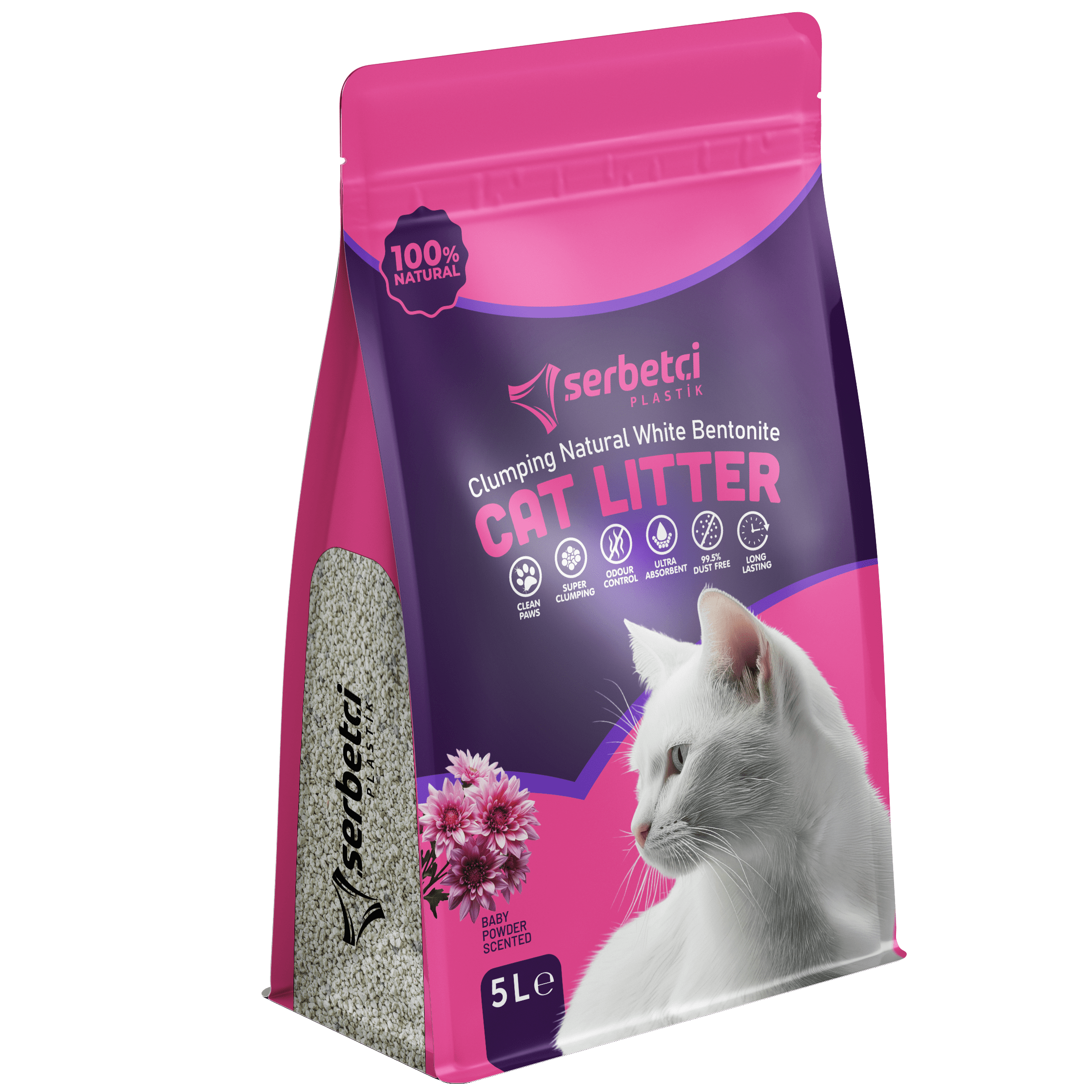 Flat Bottom Kedi Kumu Ambalajı