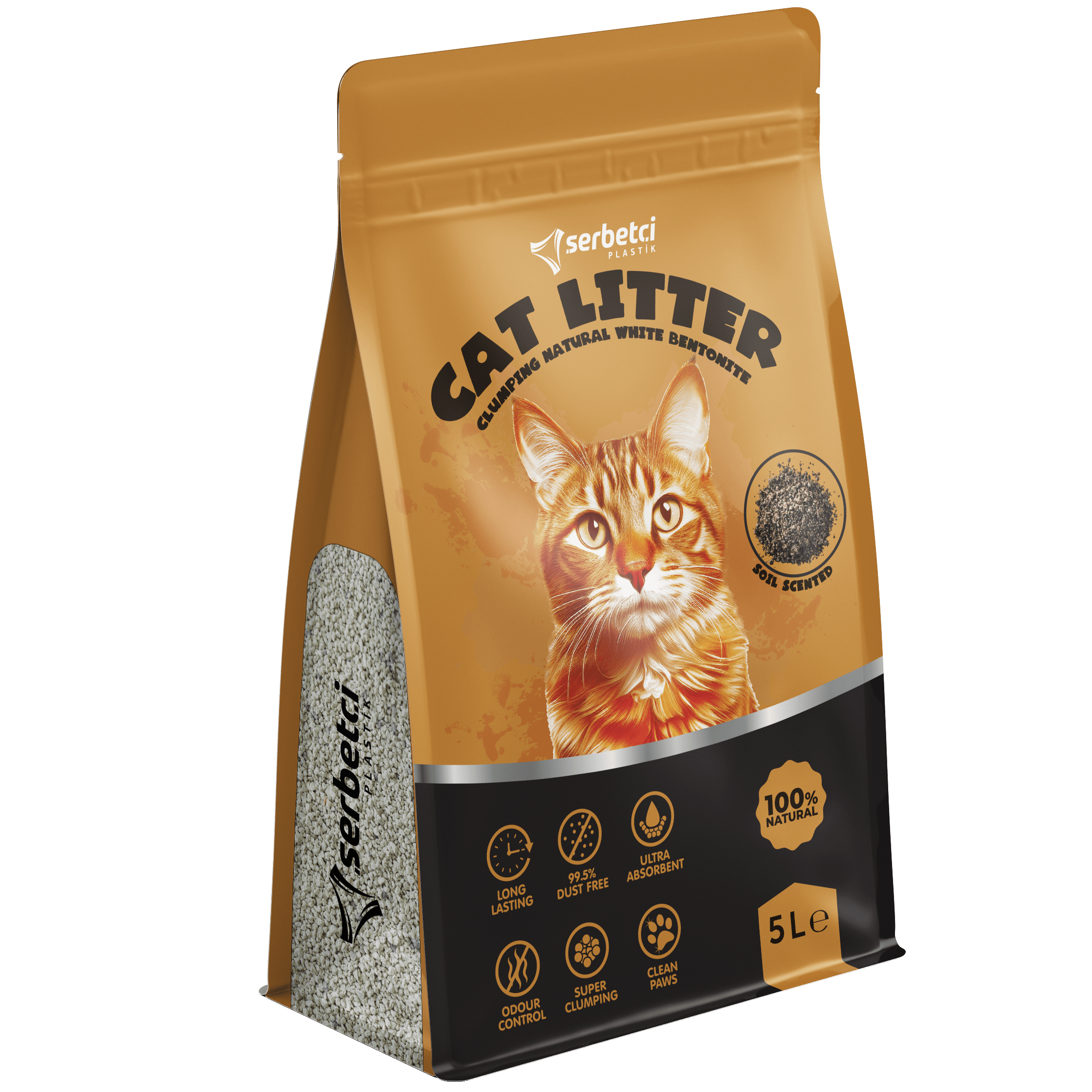 Flat Bottom Kedi Kumu Ambalajı