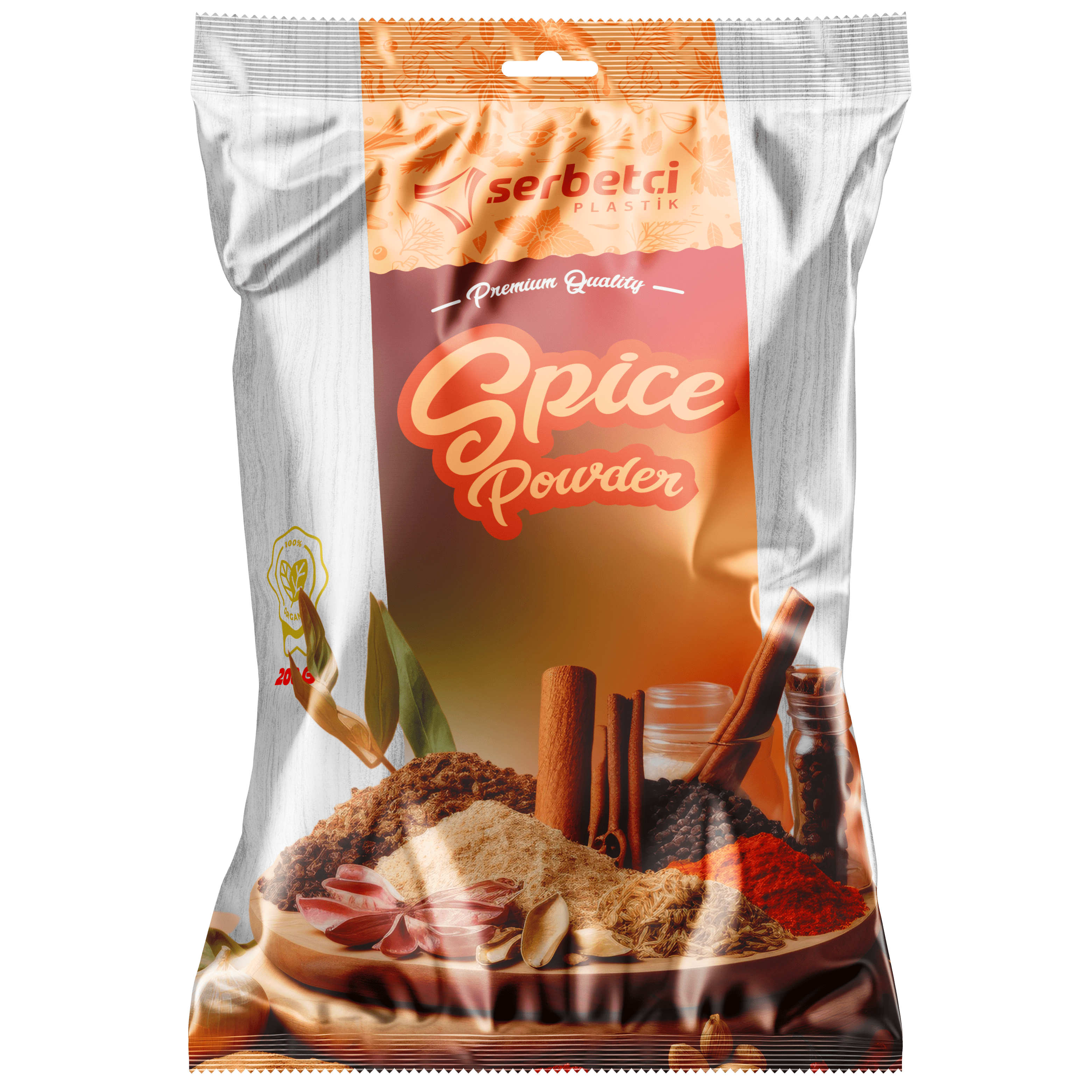 Back Seal Spice Packaging