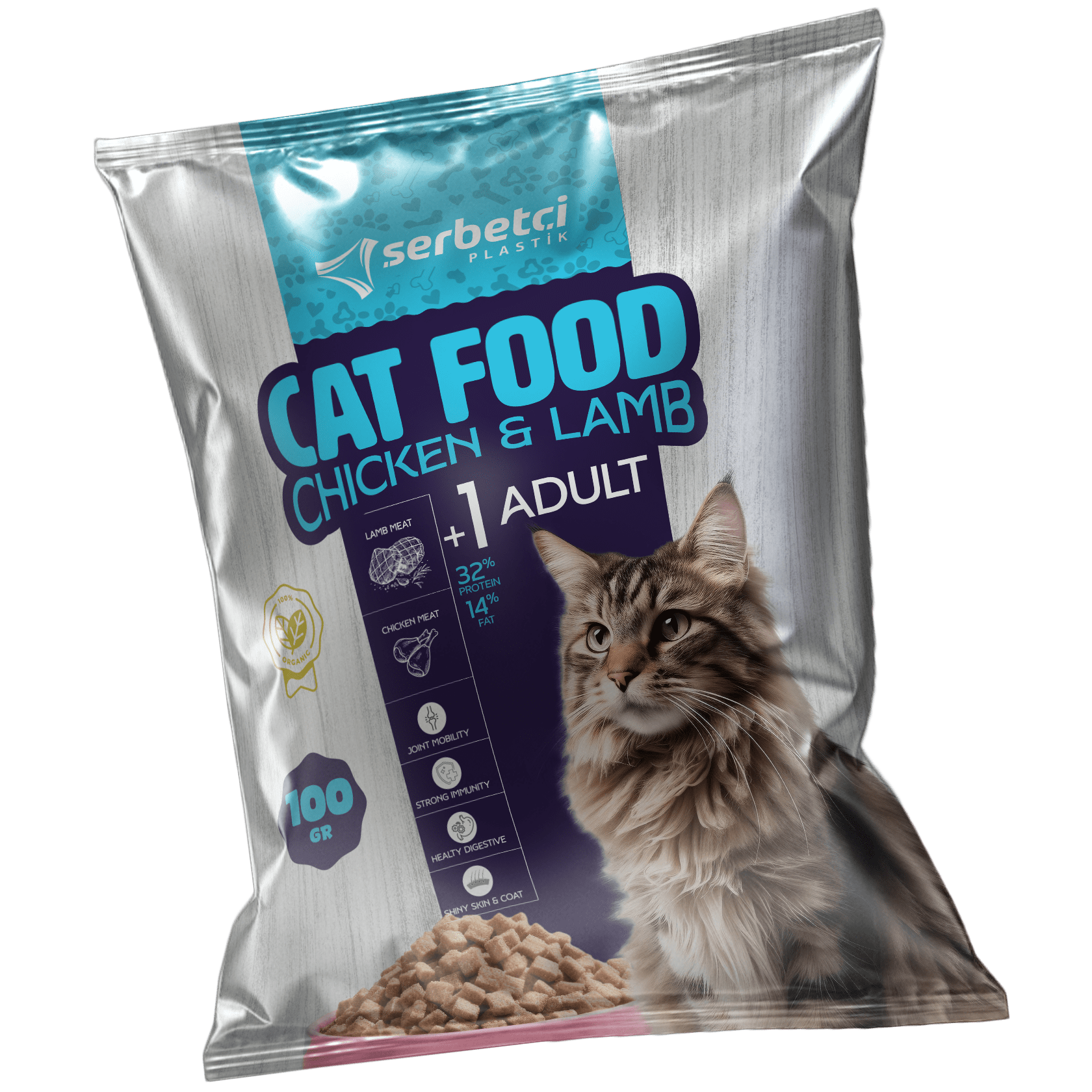 Back Seal Pet Food Packaging
