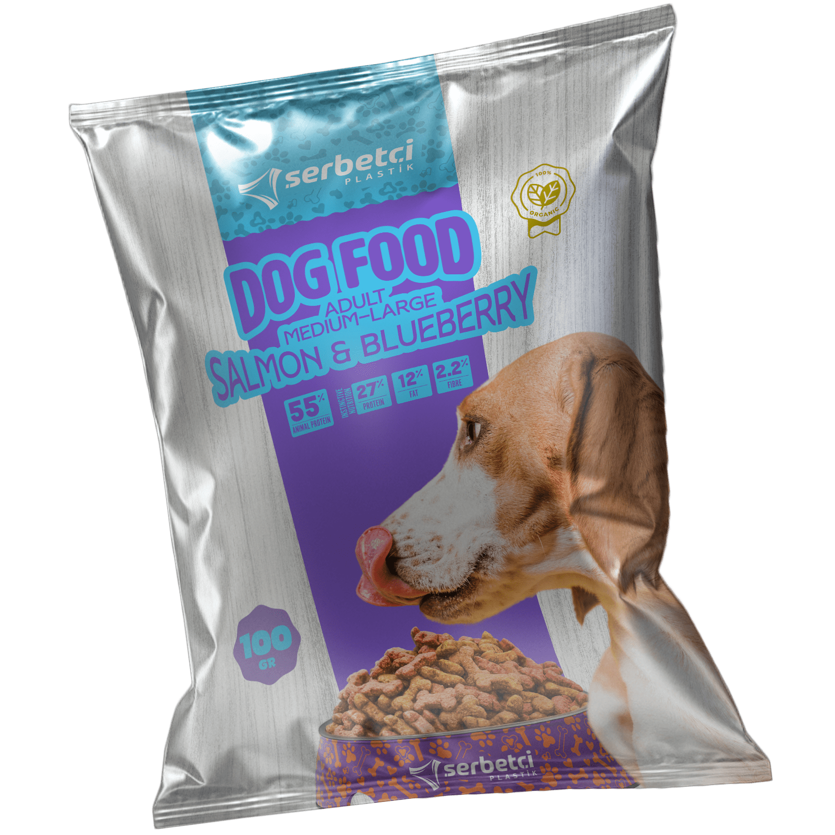 Back Seal Pet Food Packaging