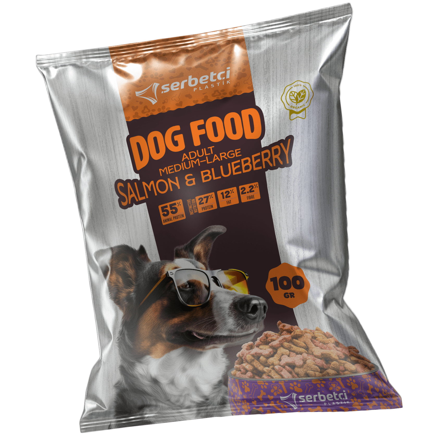 Back Seal Pet Food Packaging